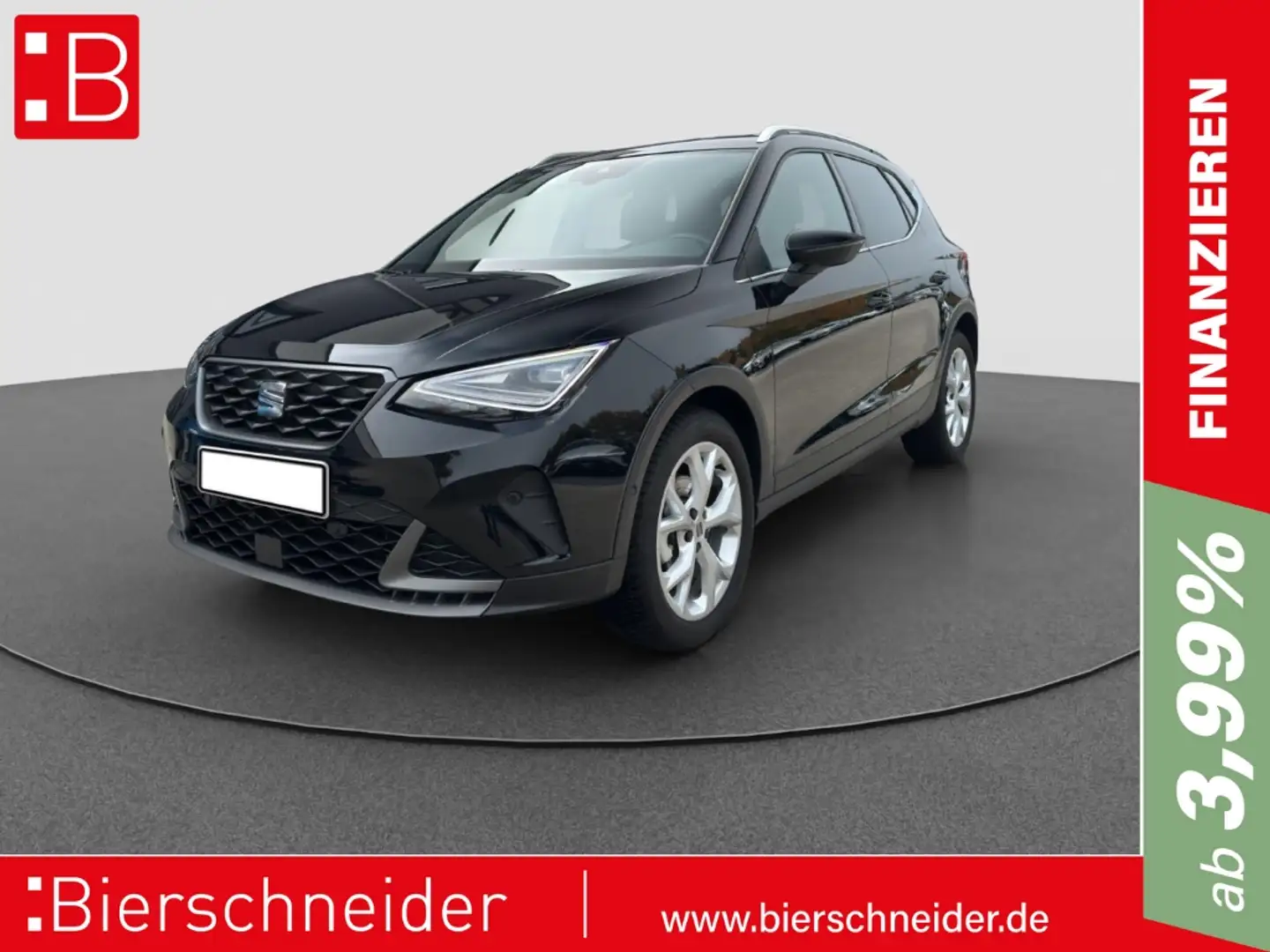 SEAT Arona 1.0 TSI DSG FR AB 188EUR NAVI REAR VIEW SHZ Schwarz - 1