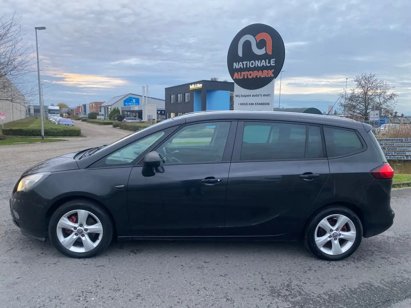 Opel Zafira Tourer 2012 * 1.4 Cosmo 7p. *. EXPORT / HANDEL ONLY !! Zwart - 2