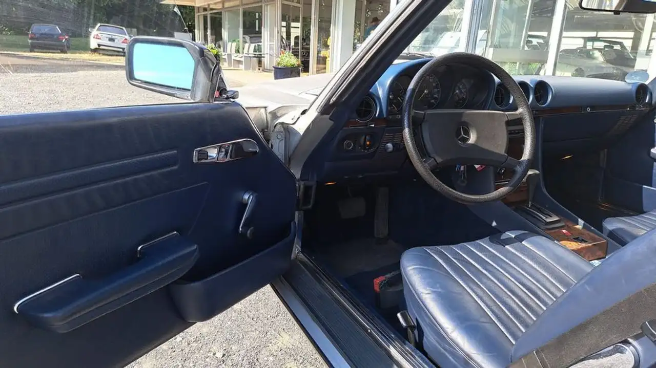 Mercedes-Benz SL 280 Automatik / Leder Blau Top Historie 2 Han, foto 6
