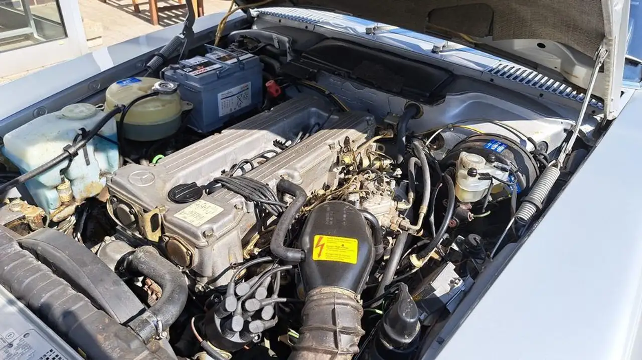Mercedes-Benz SL 280 Automatik / Leder Blau Top Historie 2 Han, foto 8