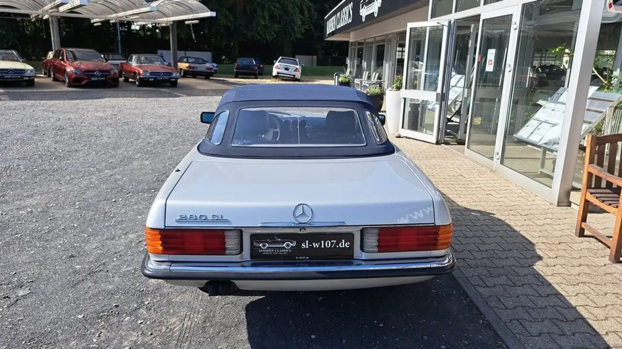 Mercedes-Benz SL 280 Automatik / Leder Blau Top Historie 2 Han, foto 3