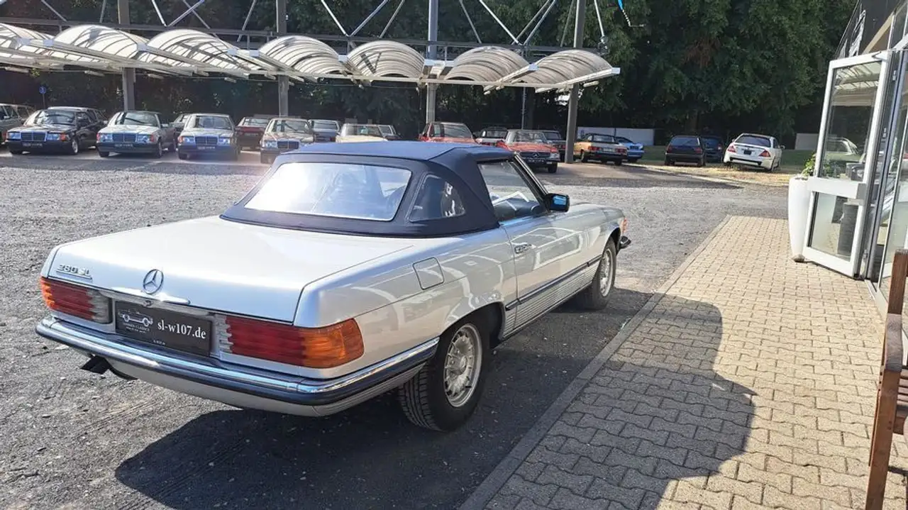 Mercedes-Benz SL 280 Automatik / Leder Blau Top Historie 2 Han, foto 2