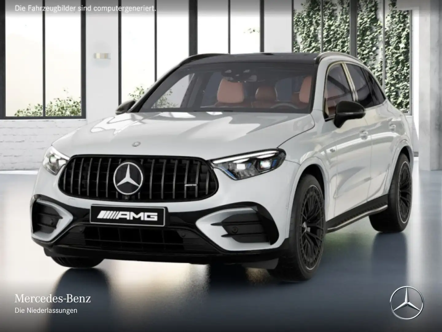 Mercedes-Benz GLC 43 AMG GLC 43 4M NIGHT+PANO+AHK+BURMESTER+KEYLESS+9G Fehér - 2
