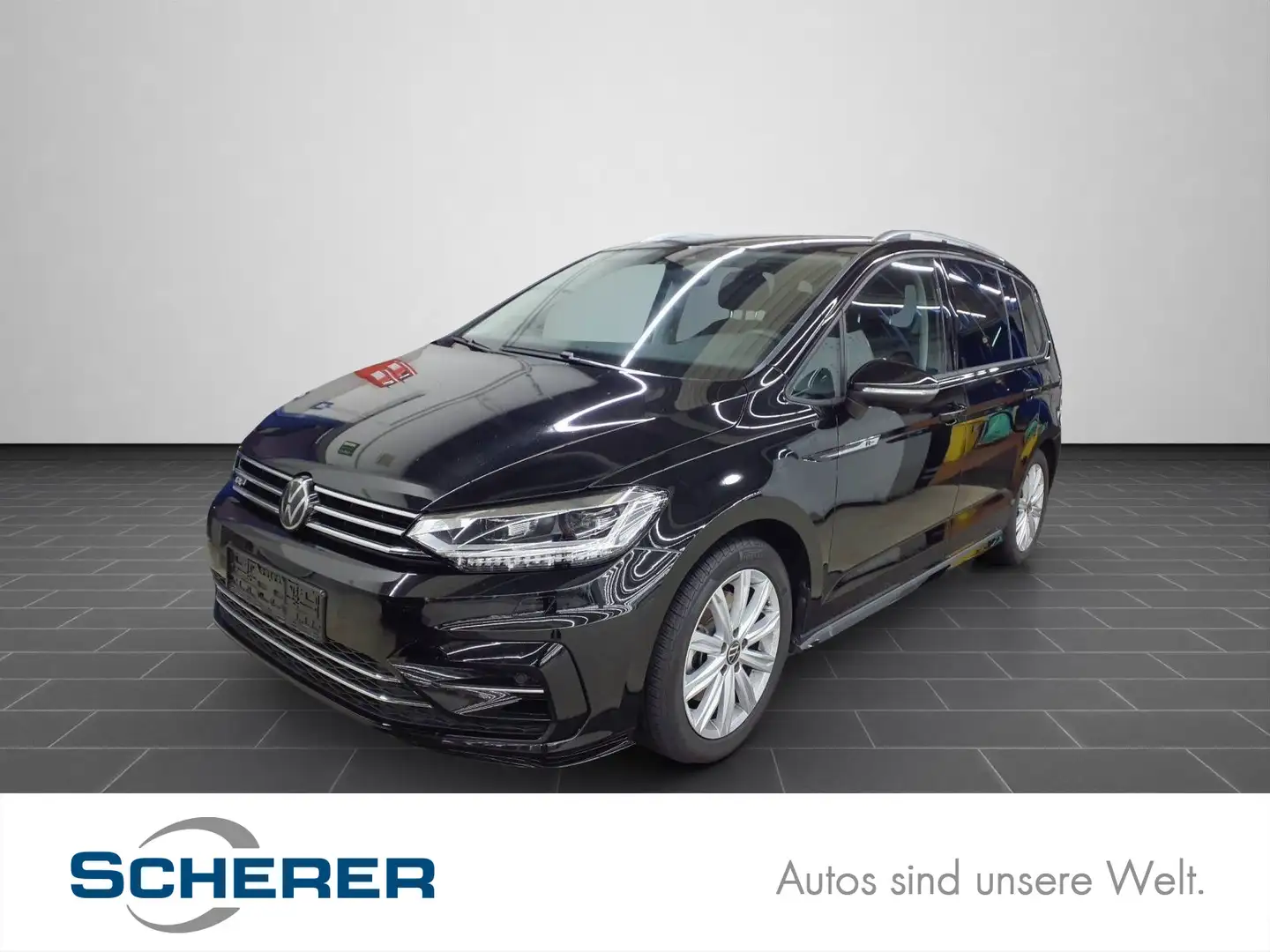 Volkswagen Touran 1,5 l TSI DSG R-Line LED/NAVI/RFK/Sitzhei Schwarz - 1