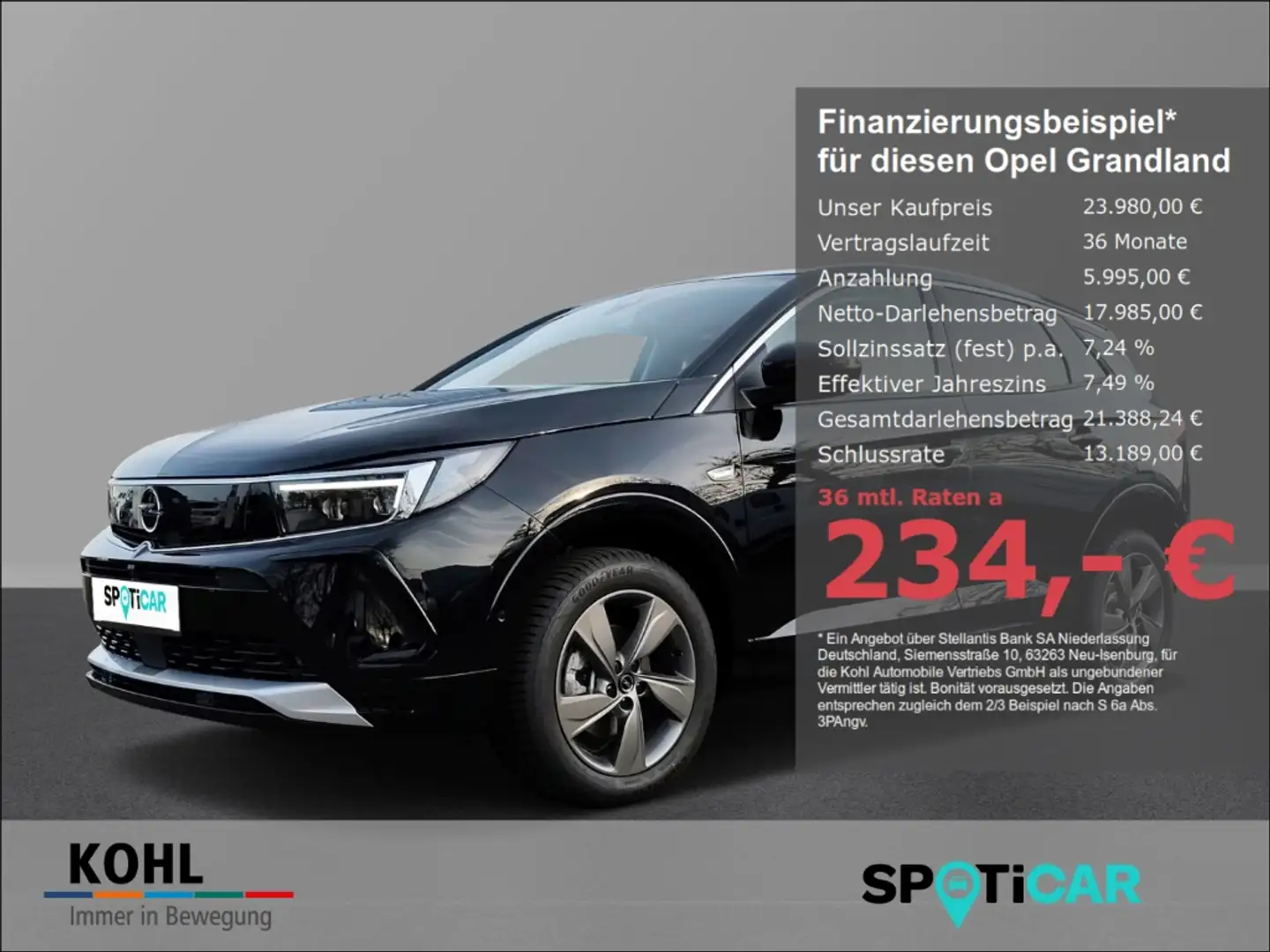Opel Grandland Ultimate 1.2 Turbo AT8 AHK 360 Kamera Keyless LED Schwarz - 1