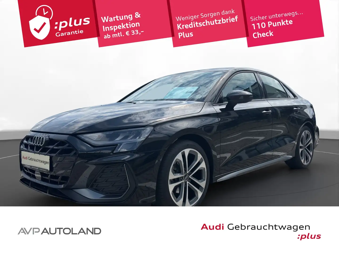 Audi A3 Limousine 35 TFSI S tronic S line Facelift Schwarz - 1