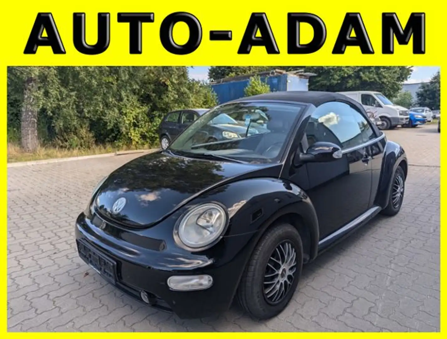 Volkswagen New Beetle Cabriolet 1.6 Highline*Klima*Leder* Schwarz - 1