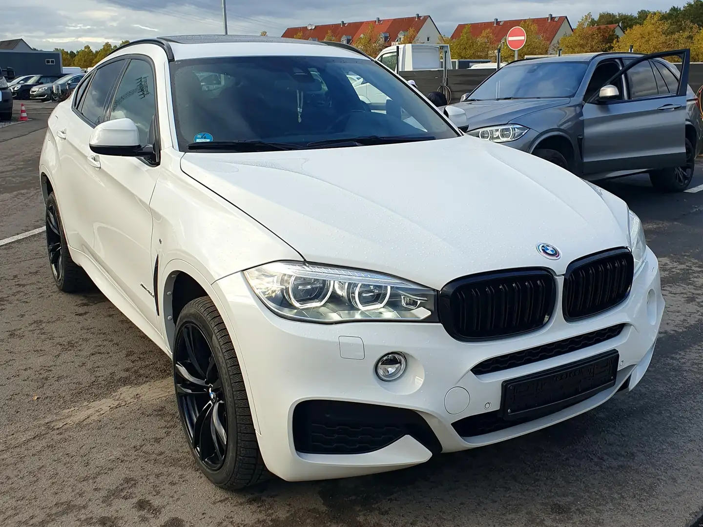 BMW X6 xDrive 40 d M Sport-Paket Pano HUD ACC Keyless Blanc - 1