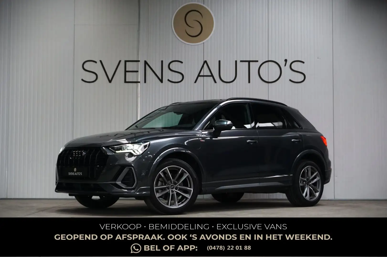 Audi Q3 45 TFSIe S-Line Black Line Trekhaak|Camera|Keyless Grigio - 1