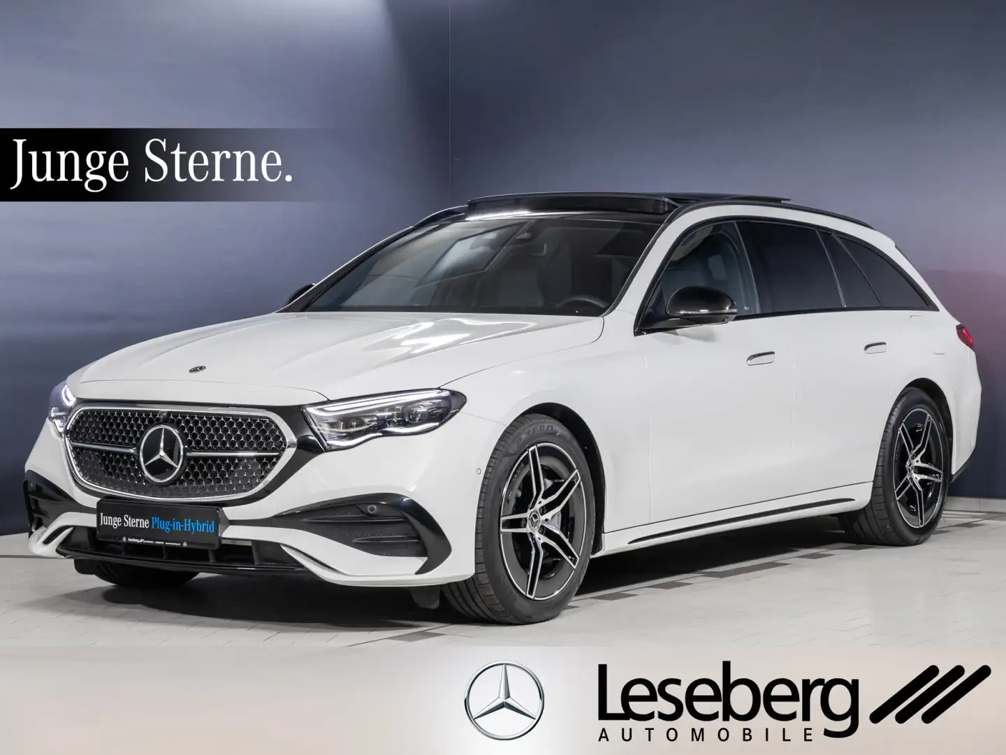 Mercedes-Benz E 300 E 300 de T AMG DIG.LIGHT/Pano/Distro./AHK/360°/ Weiß - 1