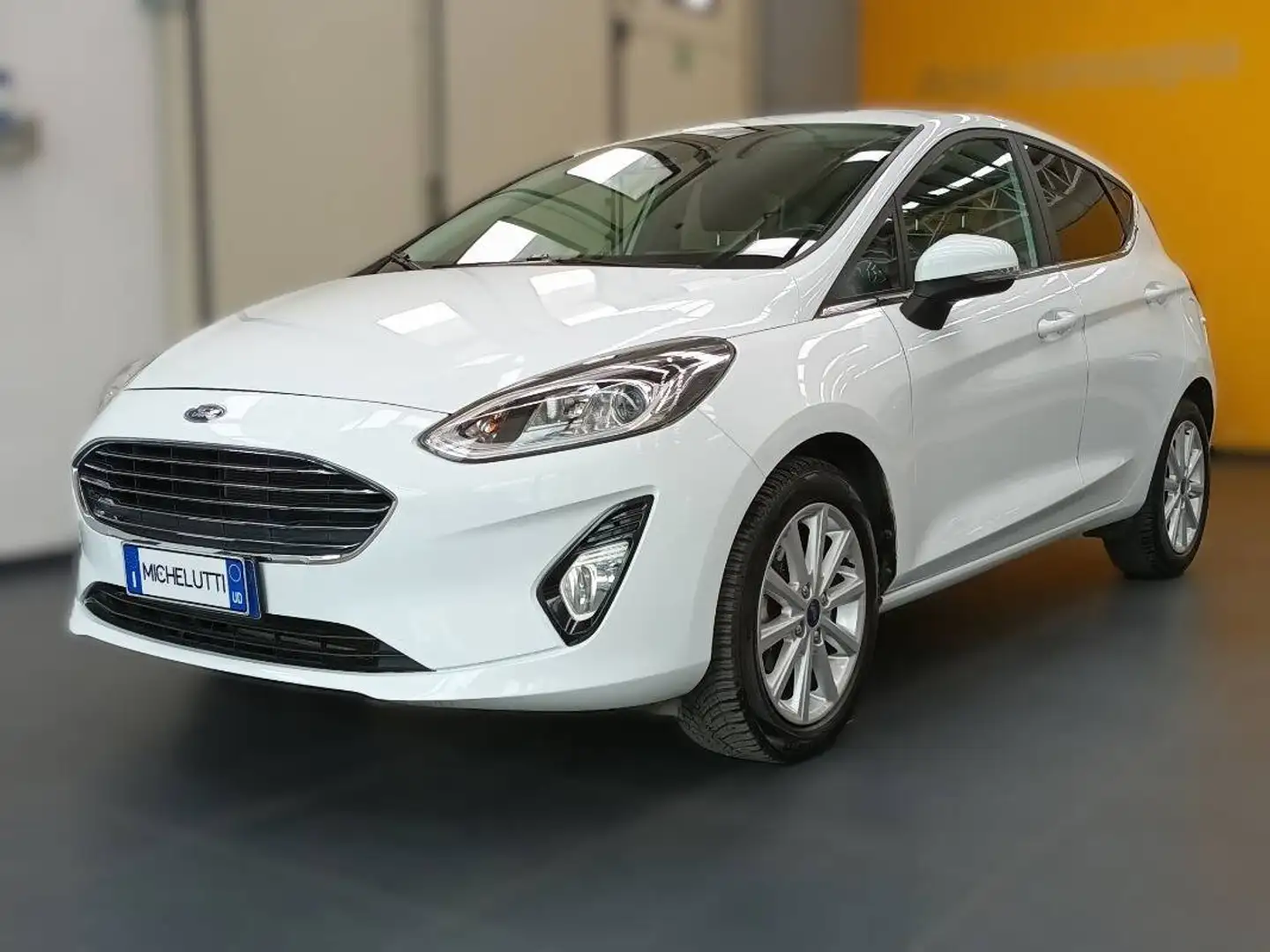 Ford Fiesta 1.1 Titanium 85cv-FULL OPTIONAL Blanc - 1
