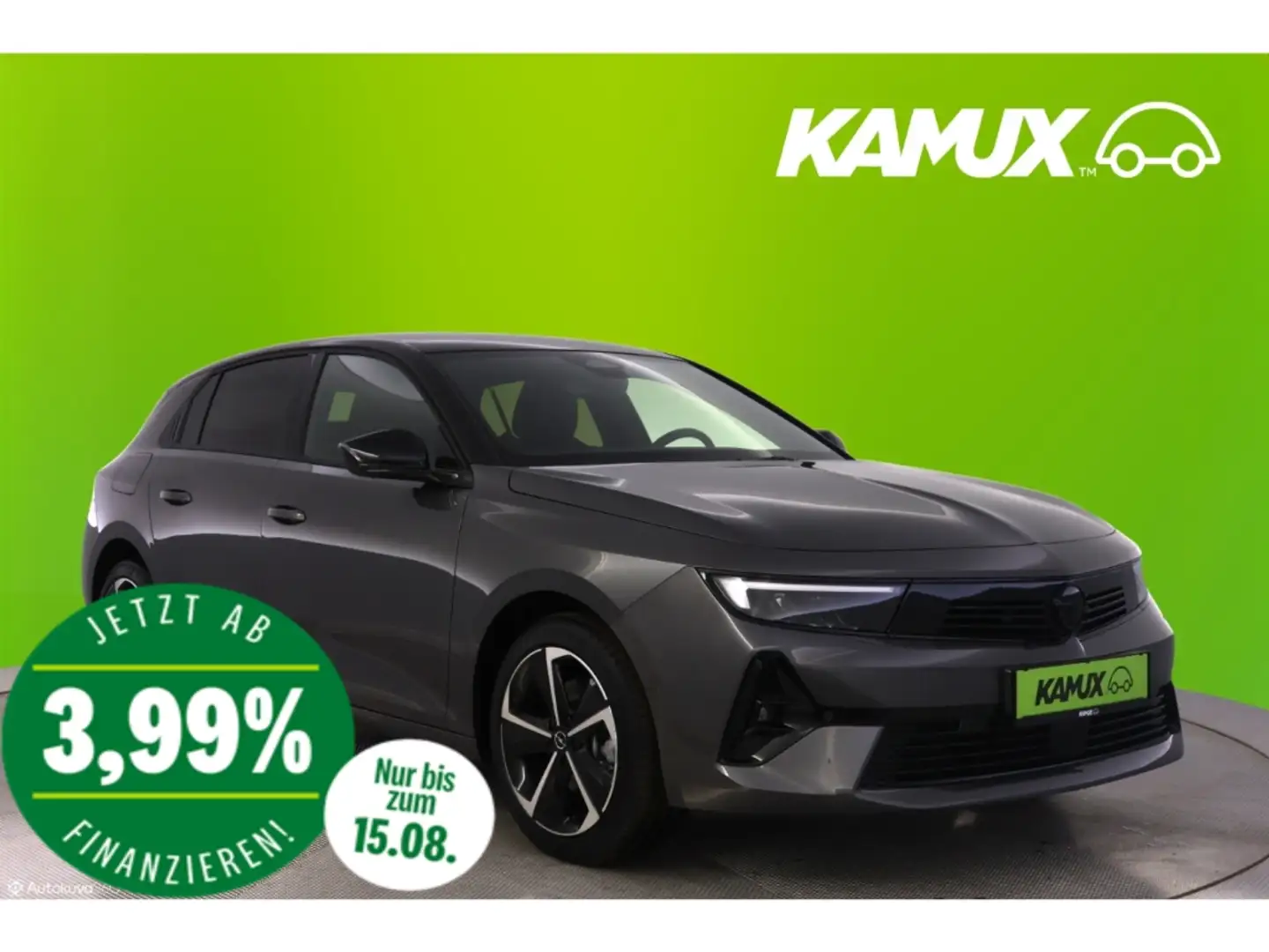 Opel Astra 1.2T Aut.GS Line+LED+NAVI+VIRTUAL+KAMERA Gris - 1