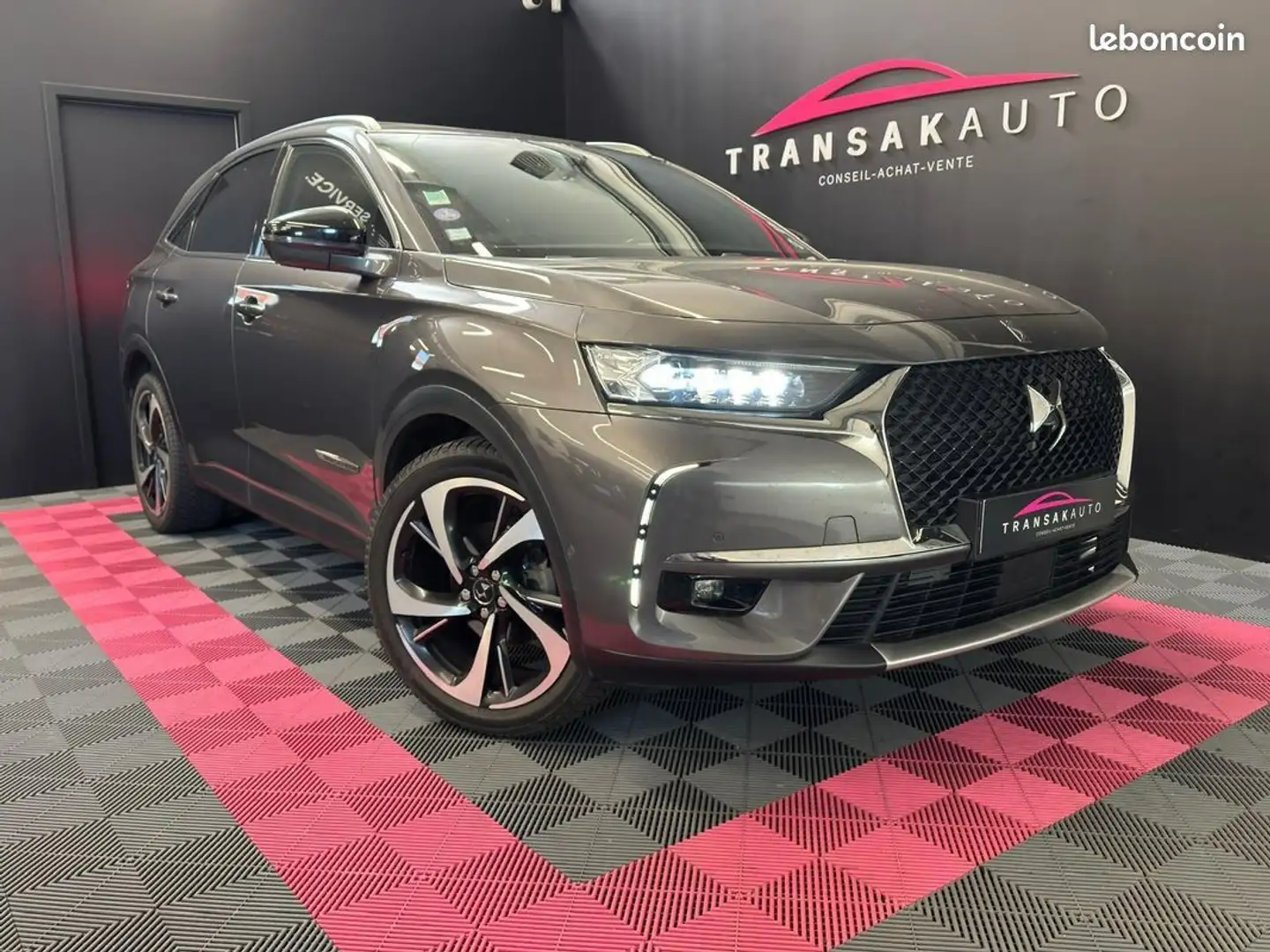 DS Automobiles DS 7 Crossback DS7 1.6 225ch EAT8 Grand Chic RIVOLI SECONDE MAIN  Gris - 1