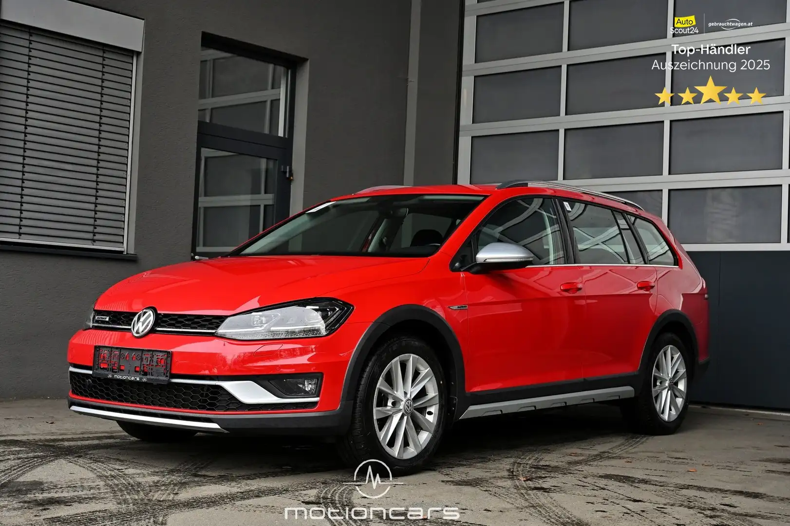 Volkswagen Golf VII Alltrack 4Motion 2.0 TDI DSG Pickerl NEU EXP Rojo - 1