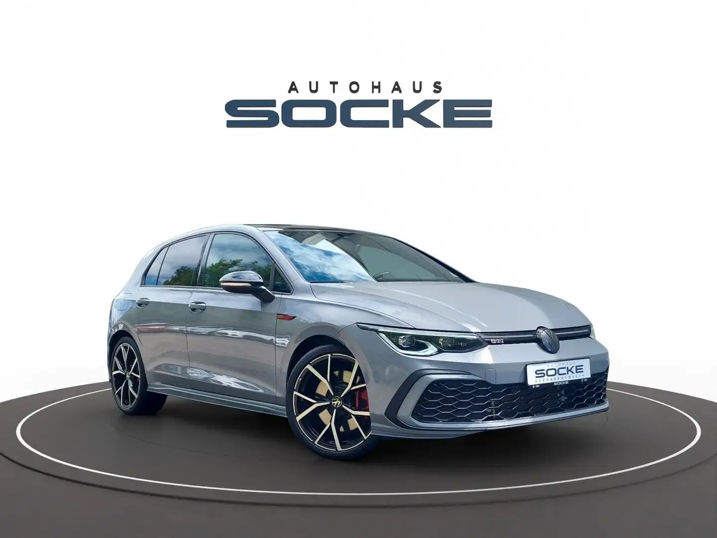 Volkswagen Golf VIII 2.0TSI GTI/DSG/Matrix/ACC/Pano/Kamera Gris - 1