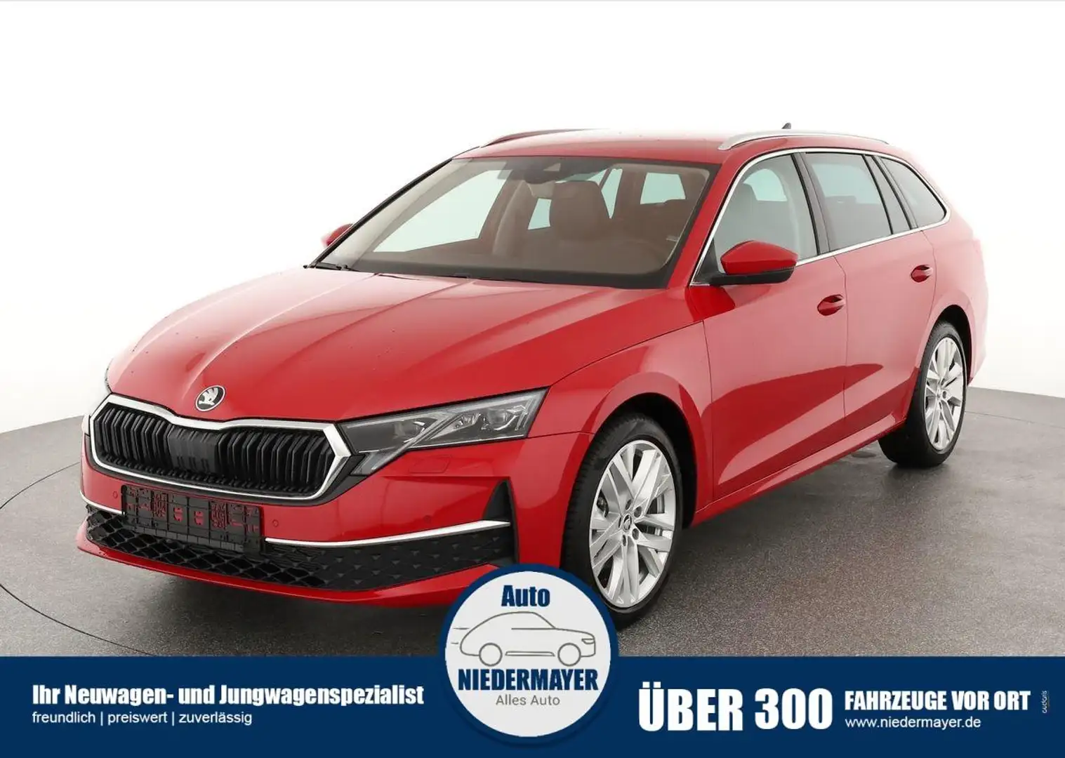 Skoda Octavia Combi 1.5 TSI DSG Selection Facelift, Teilleder, 1 Rot - 1
