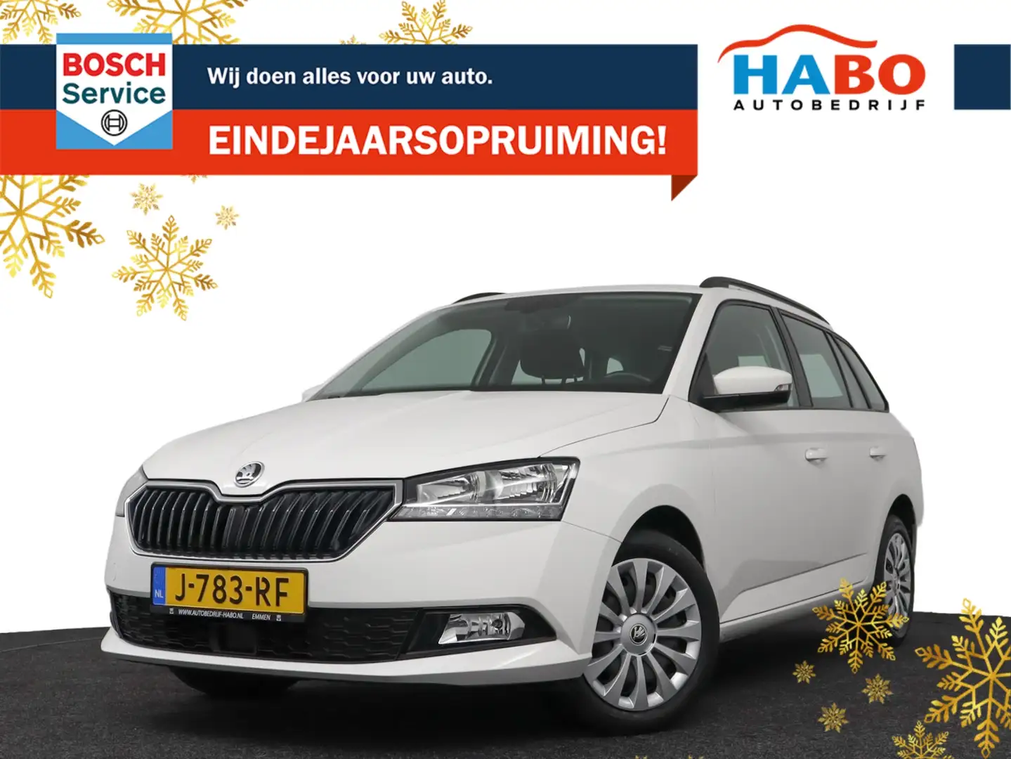 Skoda Fabia Combi 1.0 TSI AMBITION ECC/CRUISE/NAV/PARK.SENS/MI Wit - 1