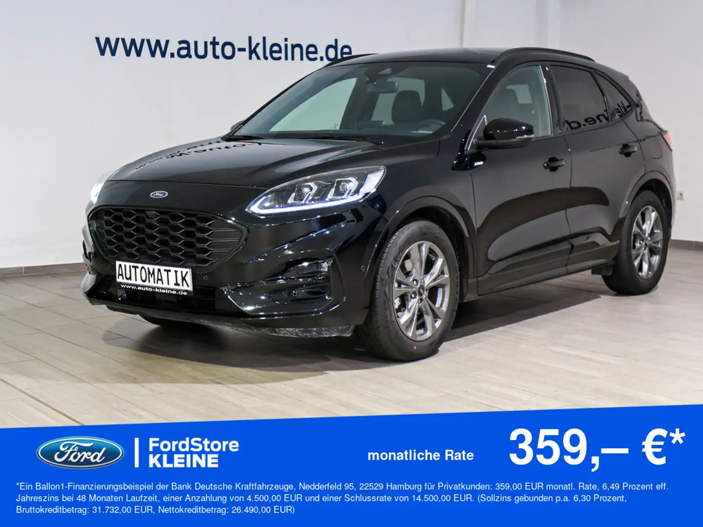Ford Kuga ST-Line X 2.0l EcoBlue Automatik +HEAD-U Schwarz - 1