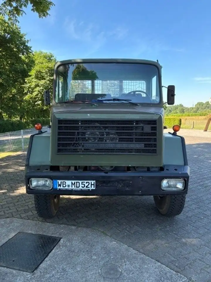 Magirus Deutz Sonstige M 160 D 15 Eckhauber Top Zustand Kipper, foto 3