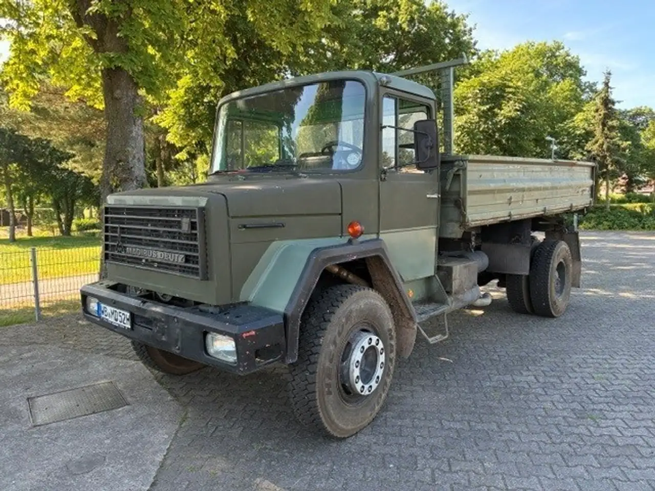 Magirus Deutz Sonstige M 160 D 15 Eckhauber Top Zustand Kipper, foto 1