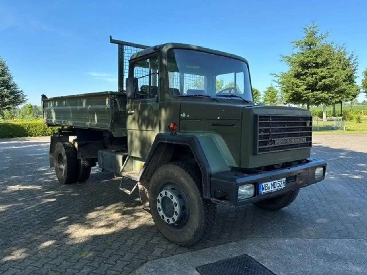 Magirus Deutz Sonstige M 160 D 15 Eckhauber Top Zustand Kipper, foto 2
