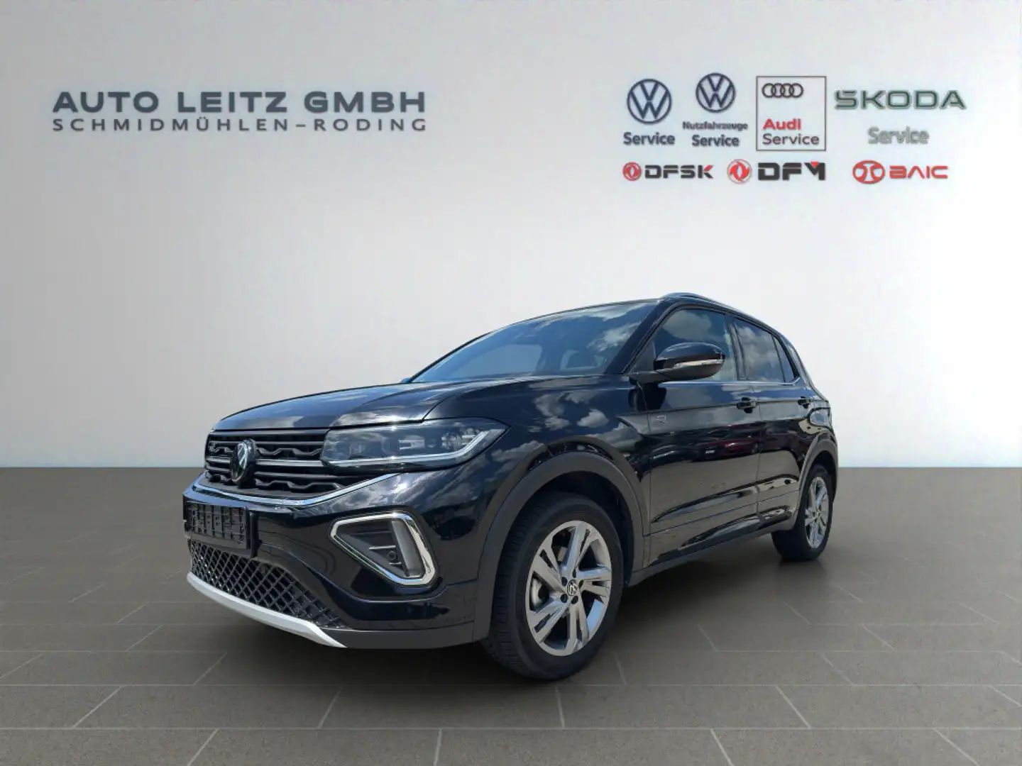 Volkswagen T-Cross 1.5 TSI DSG R-Line AHK Matrix RFK IQ.Drive Noir - 1