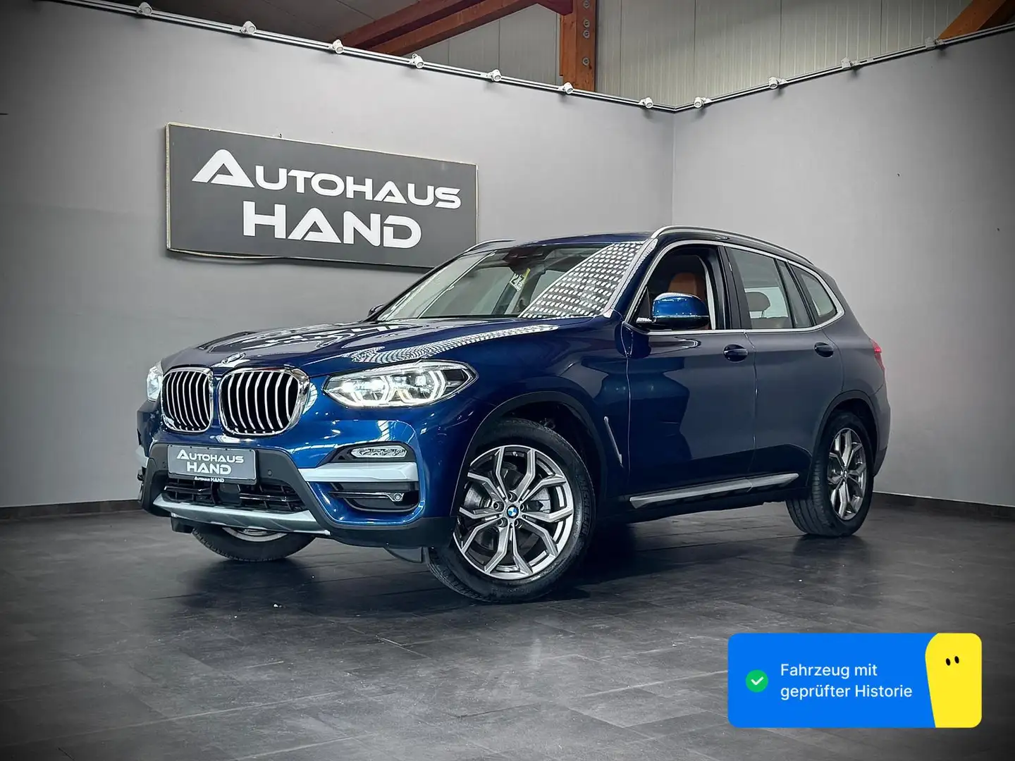 BMW X3 *xDRIVE*20d*xLINE*ACC*LED*AHK*1.HAND*19% Mwst. Blauw - 1