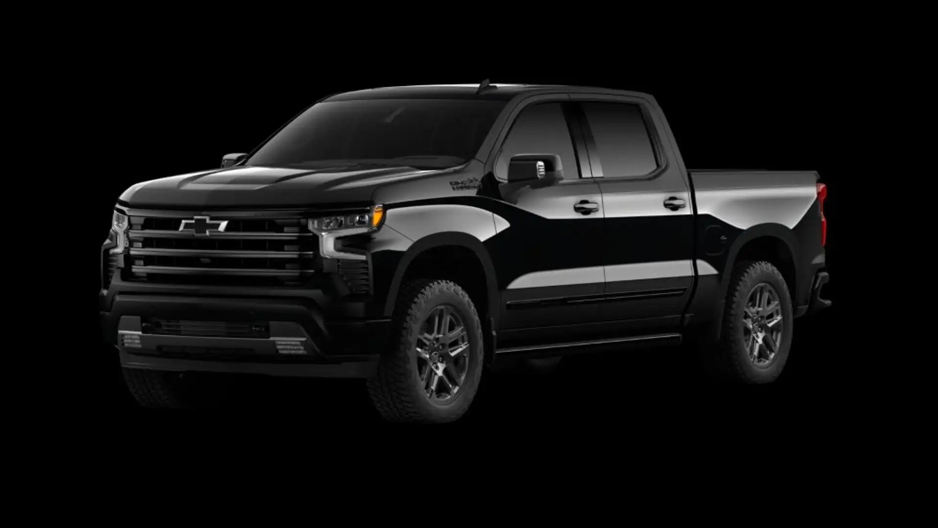 Chevrolet Silverado 1500 High Country Midnight Crew Cab Short Box 4x4 (L87) Schwarz - 1