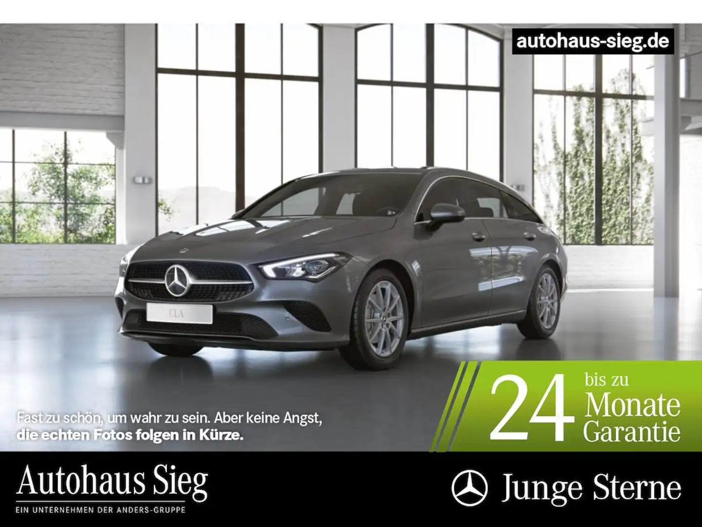 Mercedes-Benz CLA 200 d SB MBUX+SHZ+LED+Kam+Apple+Tempomat+AHK Grau - 1