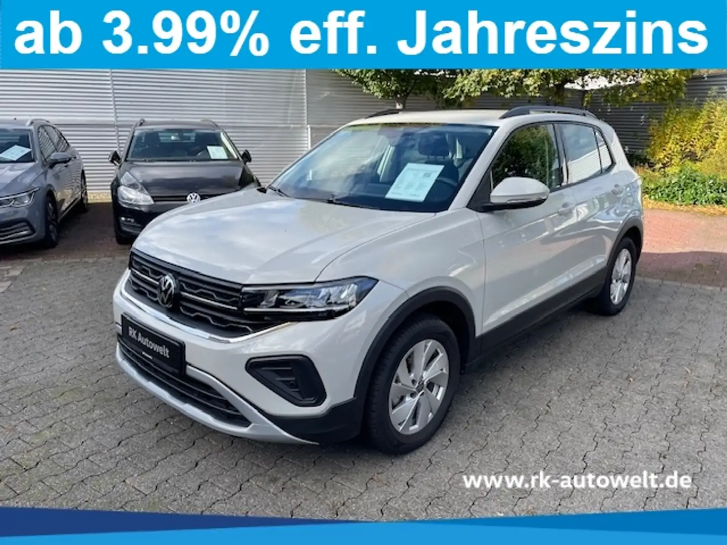 Volkswagen T-Cross 1.0 TSI Life IQ Drive Navi LED ACC Apple CarPlay A Gris - 1