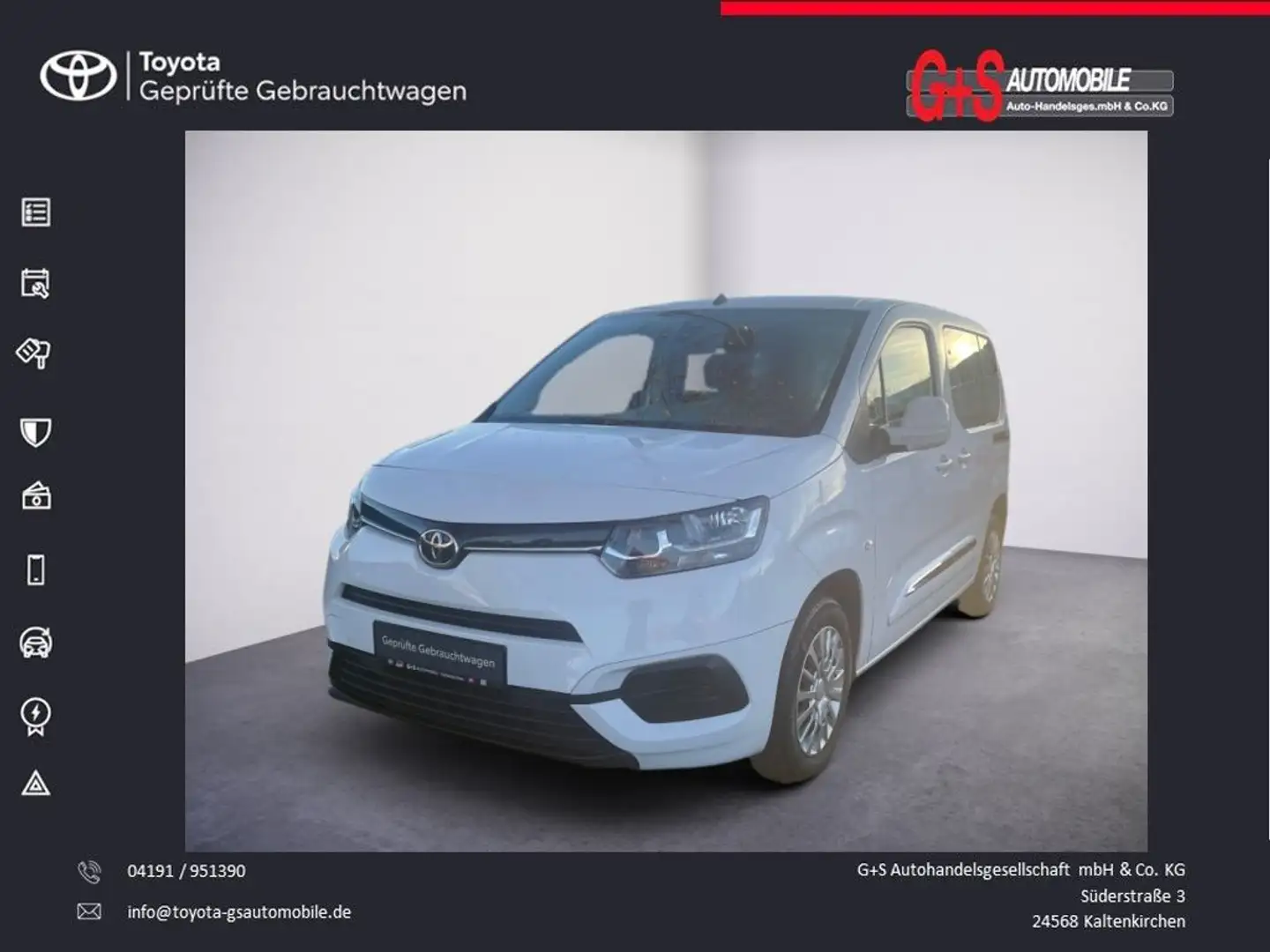Toyota Proace City Verso 1.5 D-4D L1 Shuttle Blanc - 1