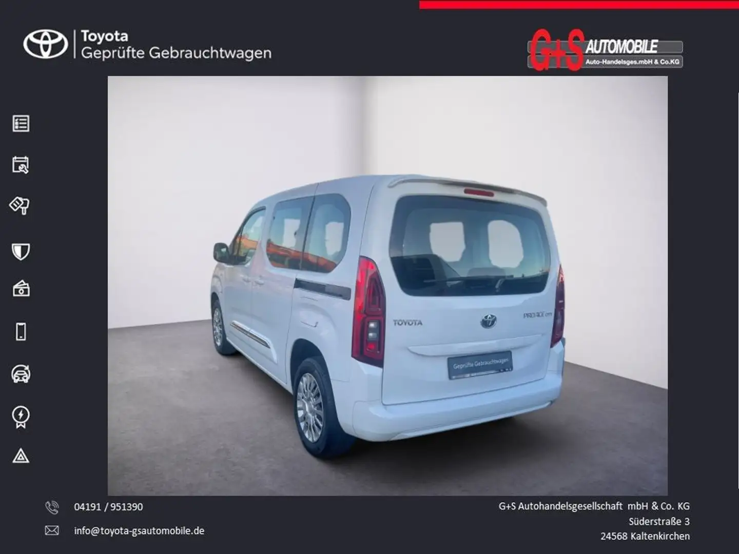 Toyota Proace City Verso 1.5 D-4D L1 Shuttle Blanc - 2