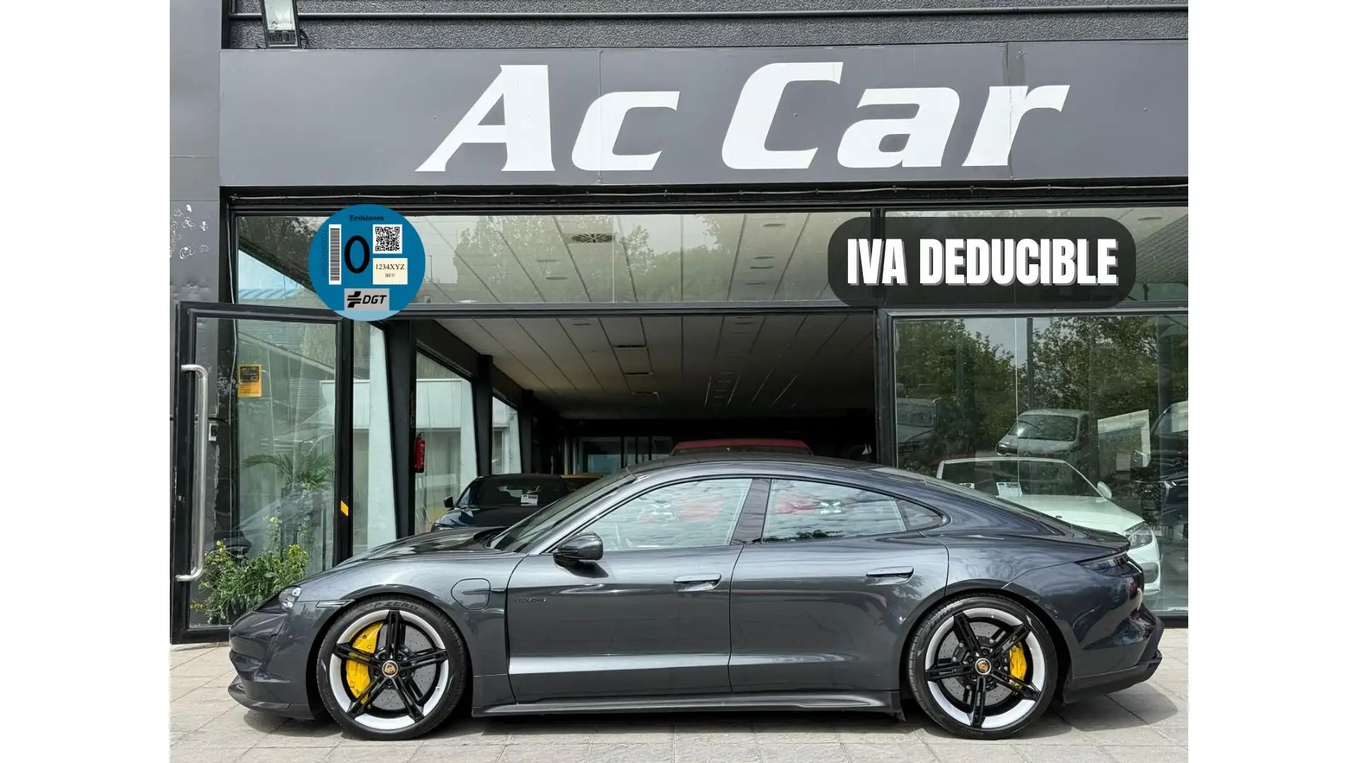 Porsche Taycan Turbo S Gris - 1