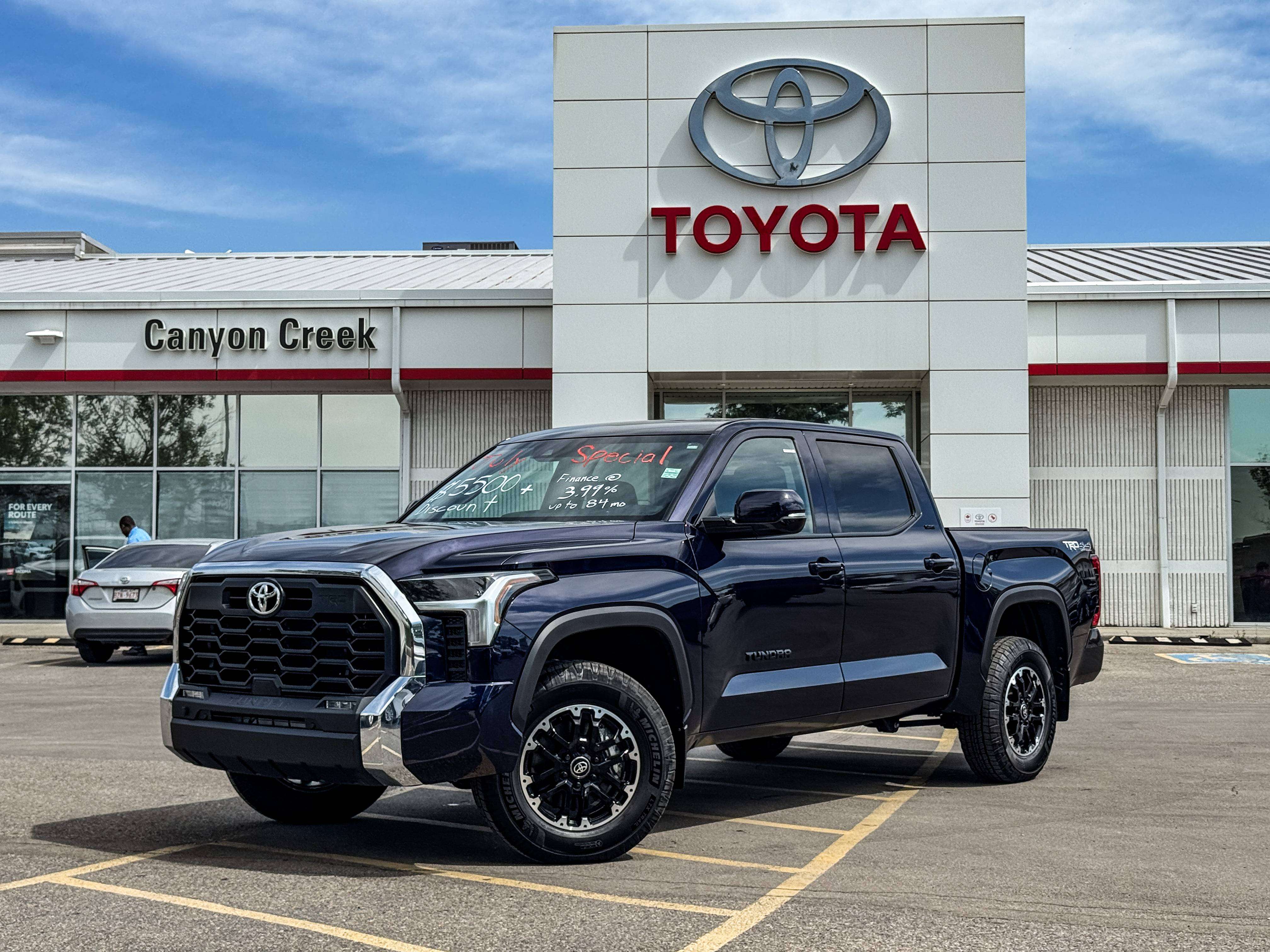 Blue 2026 Toyota Tundra Pickup Truck Automatic