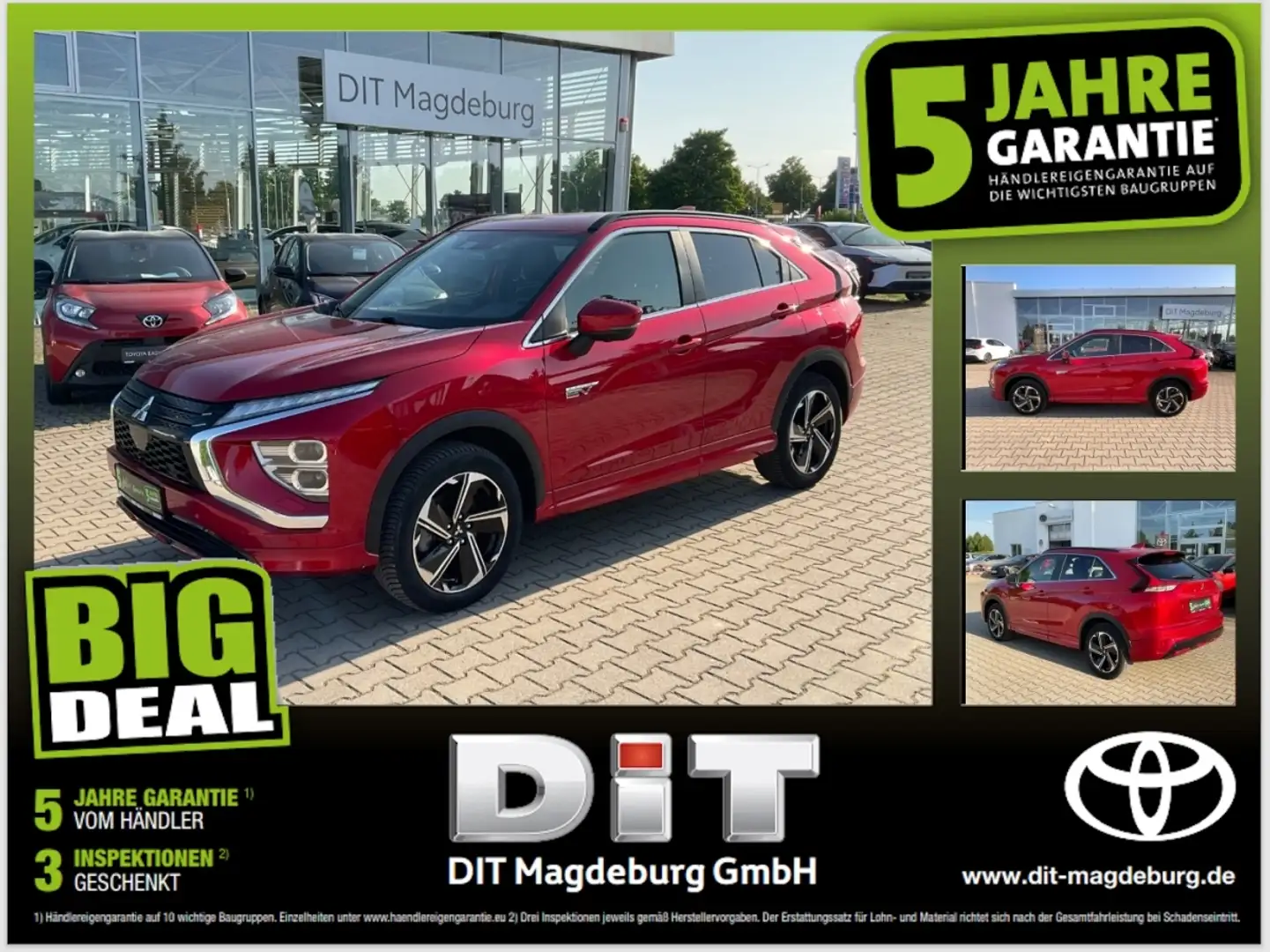 Mitsubishi Eclipse Cross 2.4 Plus Select Black 4xSitzheizung Rot - 1
