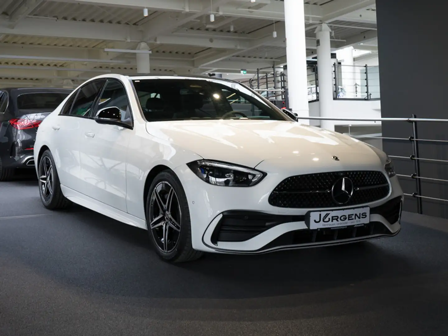 Mercedes-Benz C 200 AMG-Sport/360/Pano/AHK/Night/Distr/Memo/18 Bianco - 2