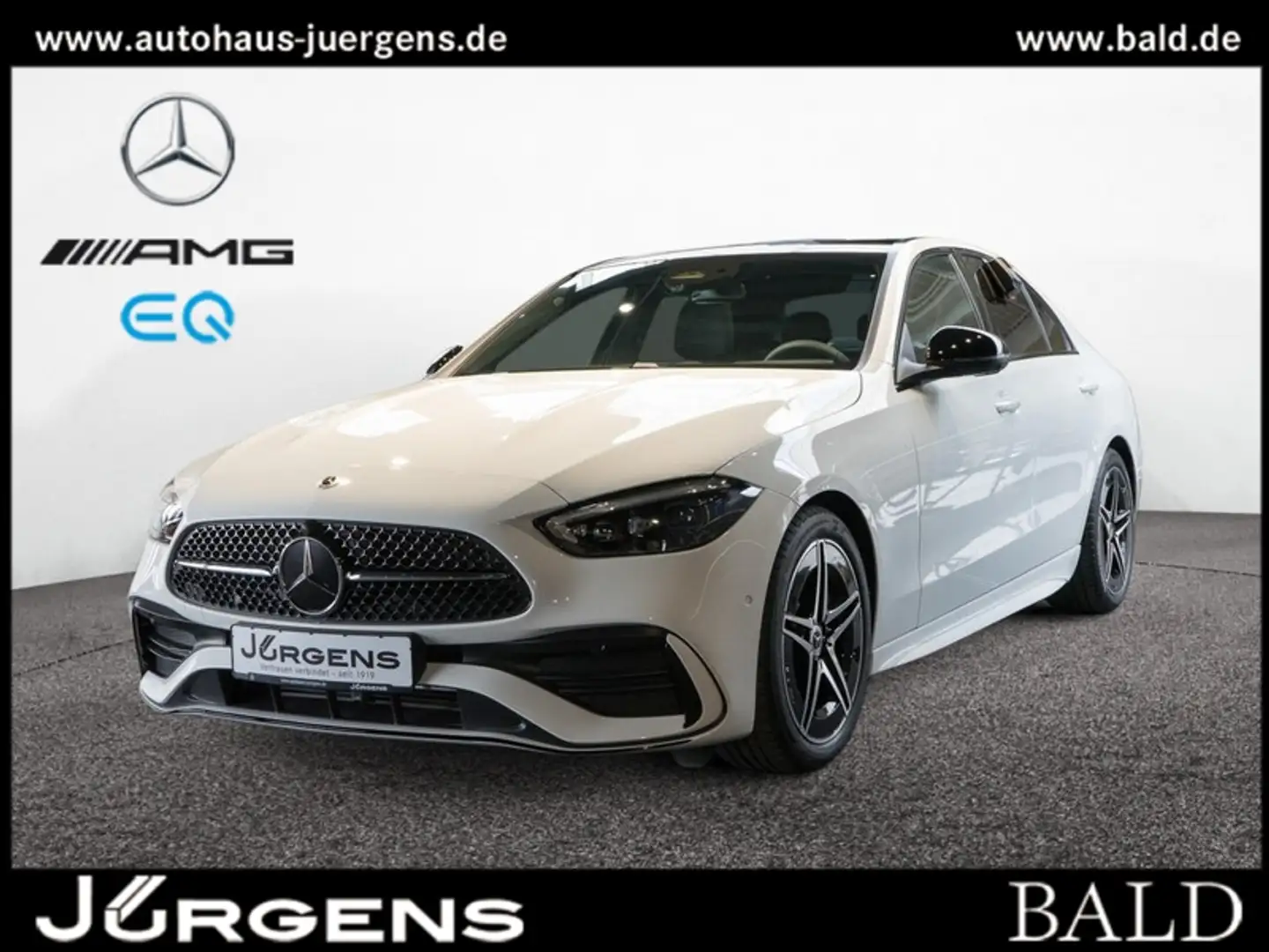 Mercedes-Benz C 200 AMG-Sport/360/Pano/AHK/Night/Distr/Memo/18 Bianco - 1