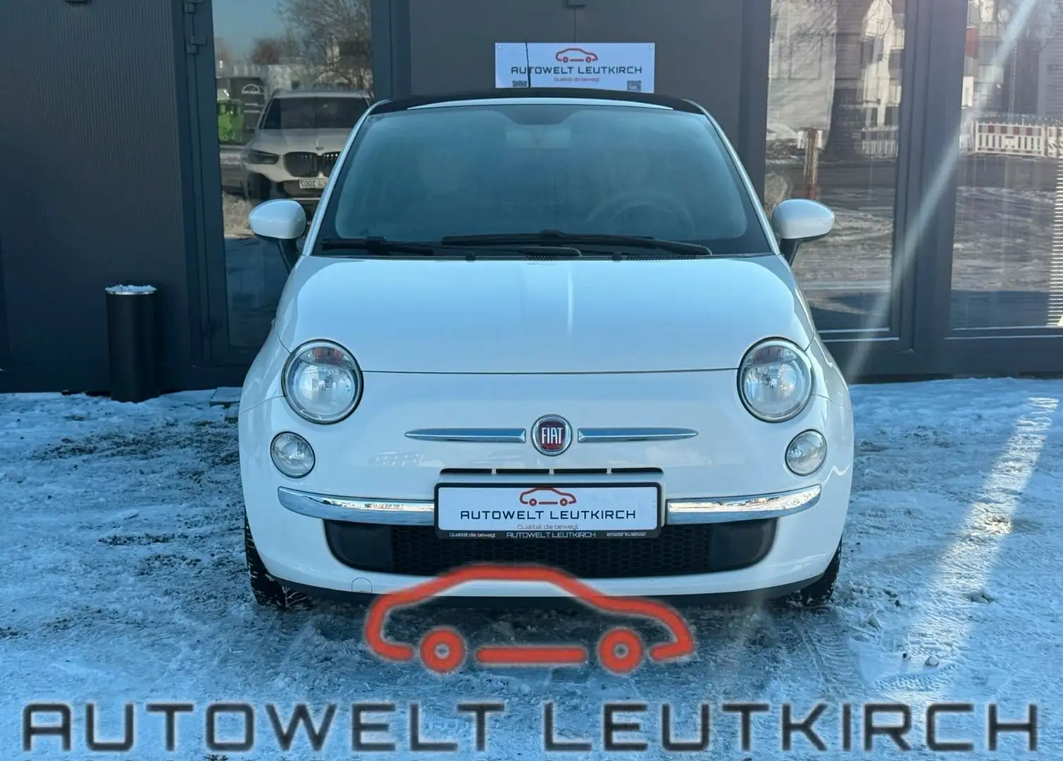 Fiat 500 1.2 8V Lounge KLIMA SERVO CITY PANO Blanc - 1