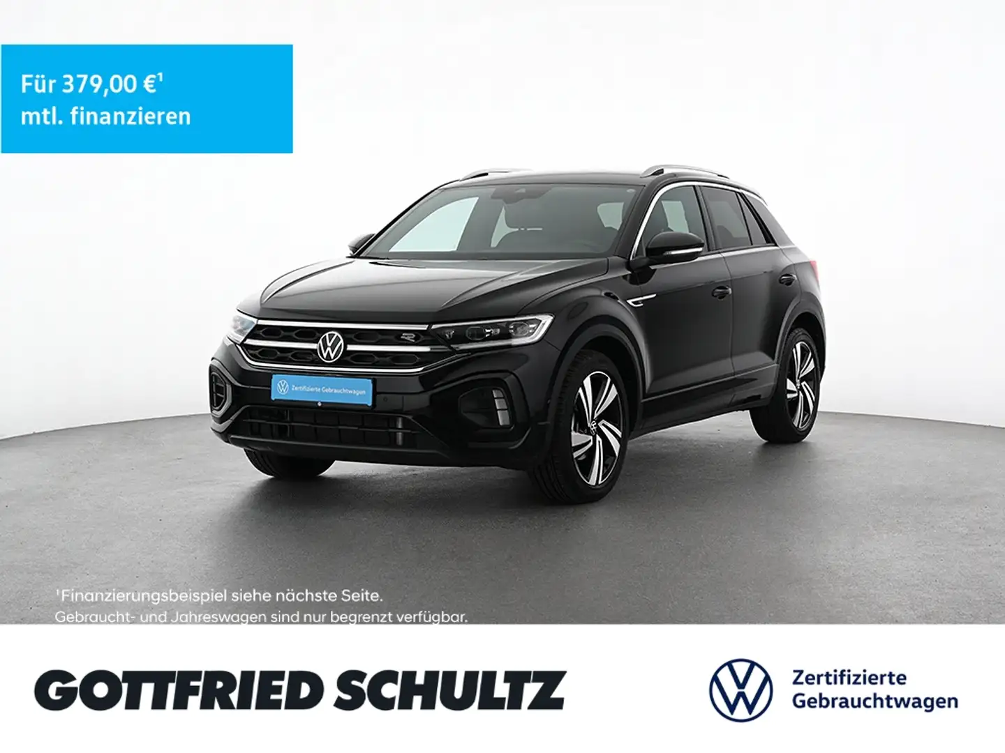Volkswagen T-Roc R-Line TSI DSG LED AHK 18 Navi R-Kamera Schwarz - 1