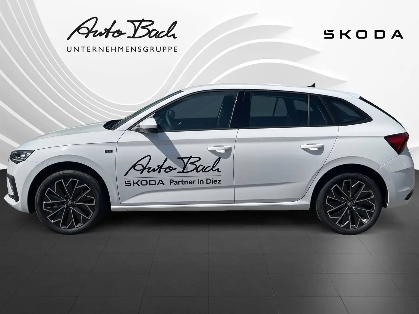 Skoda Scala 1.0 TSI Tour LED ACC EPH DAB Blanc - 2