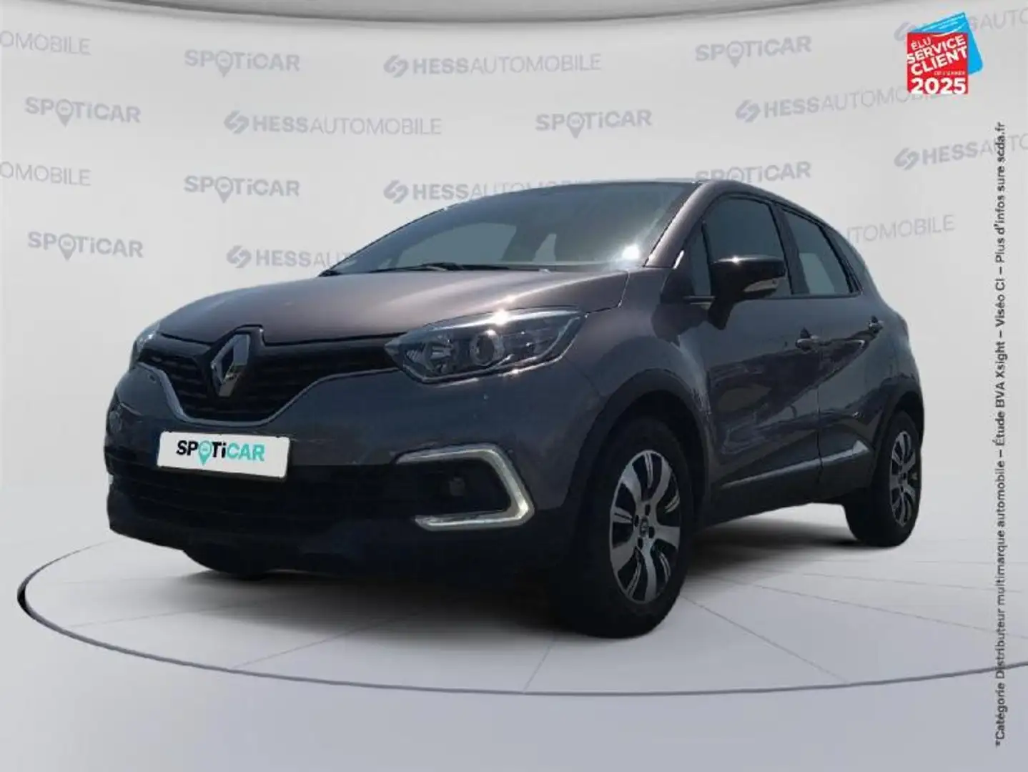 Renault Captur 1.5 dCi 90ch energy Business Euro6c Radar Ar GPS Gris - 1