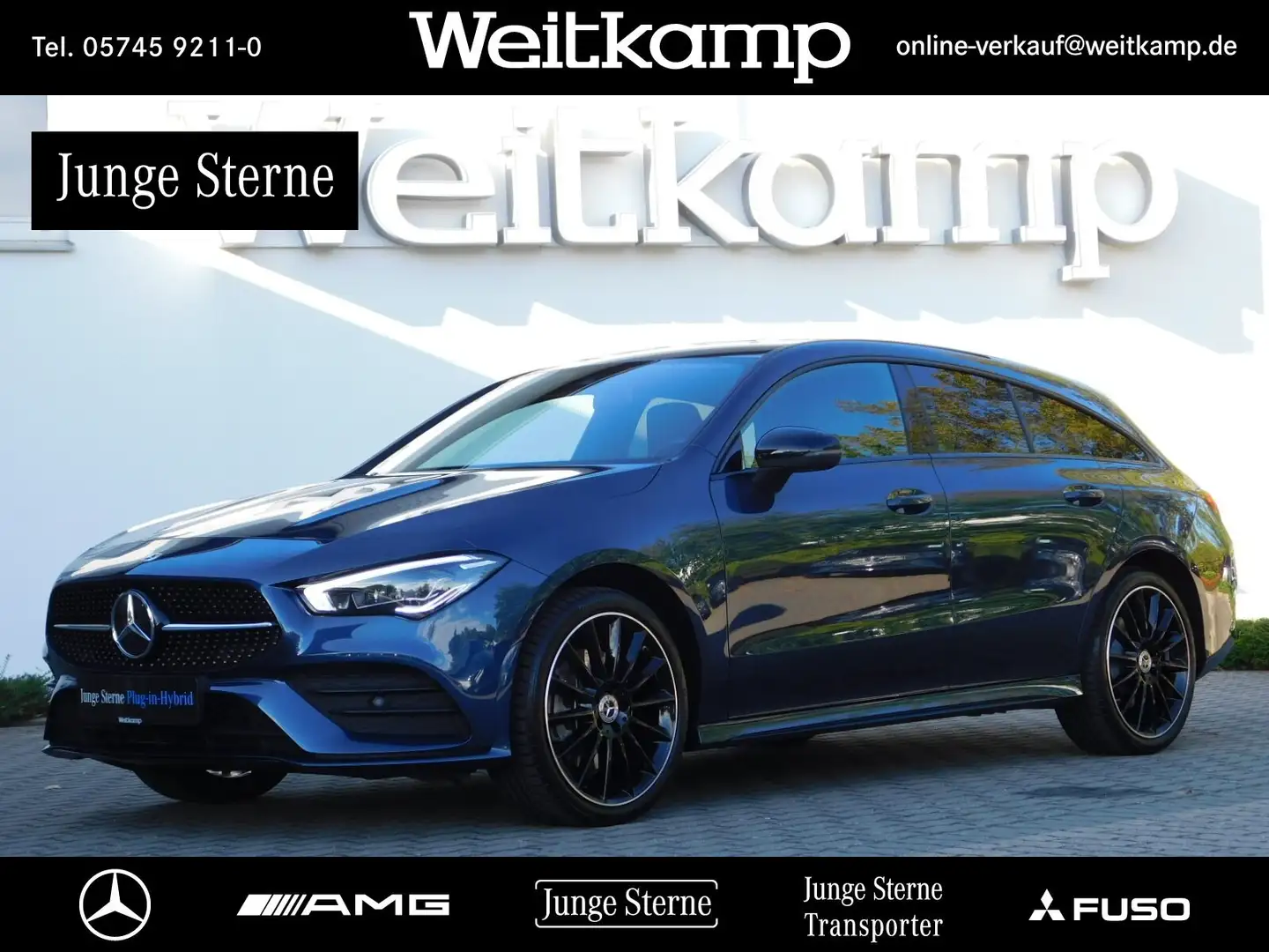 Mercedes-Benz CLA 250 CLA 250 e SB AMG+Night+AHK+Kamera+19"+Multibeam Blau - 1