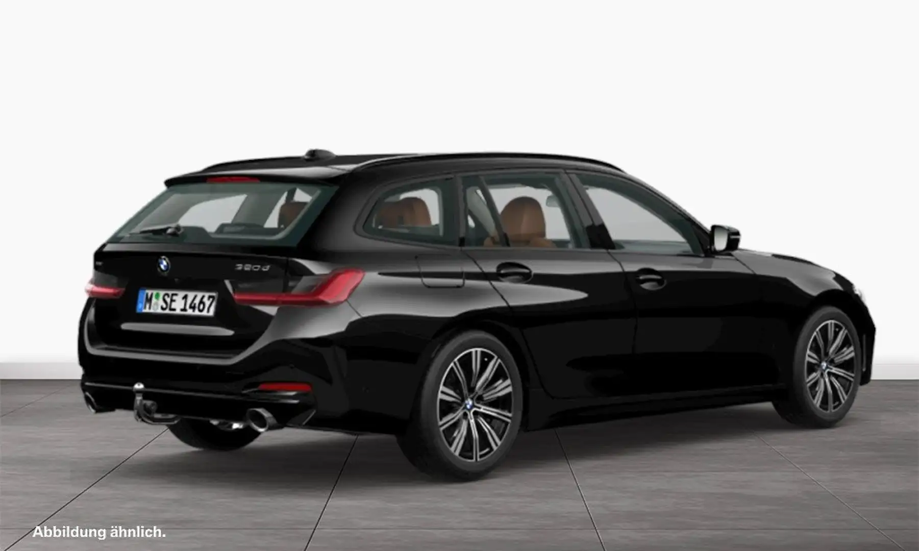 BMW 320 d xDrive A,AHK,Navi,Klimaautomatik,etc. Schwarz - 2