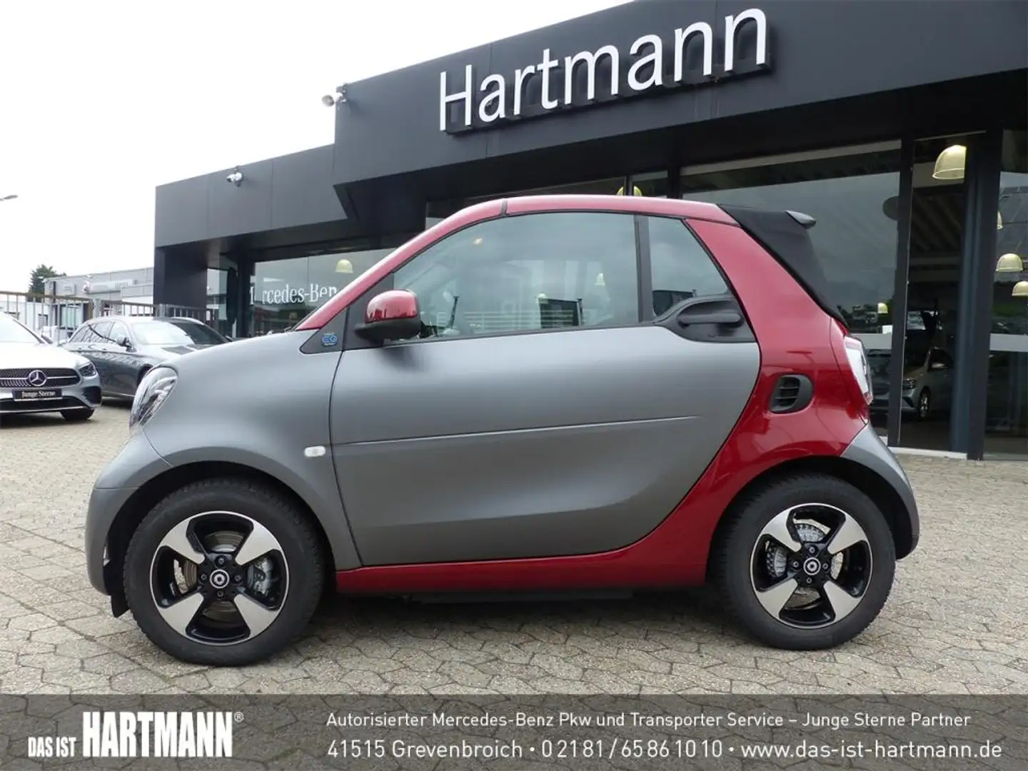 smart forTwo EQ  cabrio EXCLUSIVE+22KW+AMBI+LED S Gris - 2