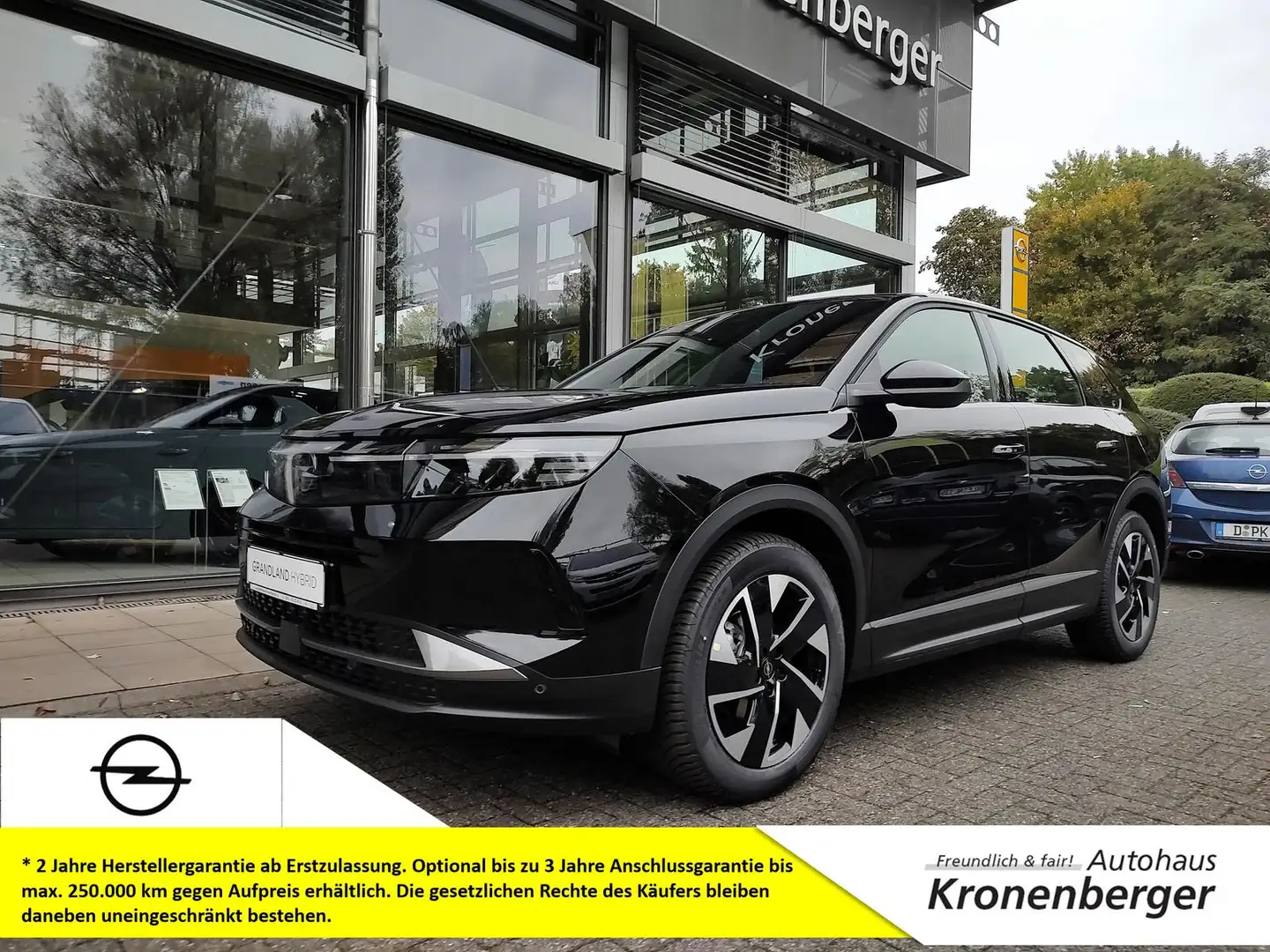Opel Grandland 1.2 Edition Automatik RKamera SHZ Navi Schwarz - 1