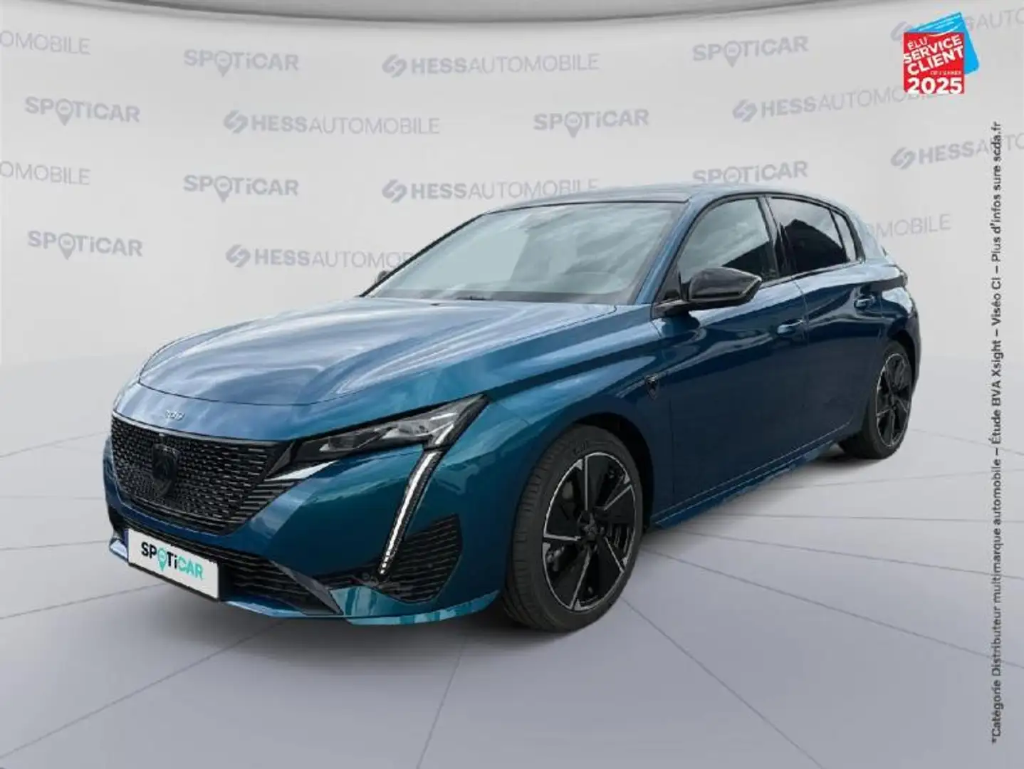Peugeot 308 e-308 156ch batterie 54 kWh GT Bleu - 1