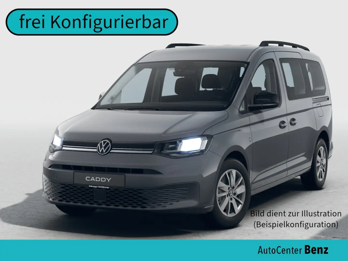 Volkswagen Caddy Maxi Life 2.0 TDI 4MOTION Klima Einparkhilfe Grijs - 1