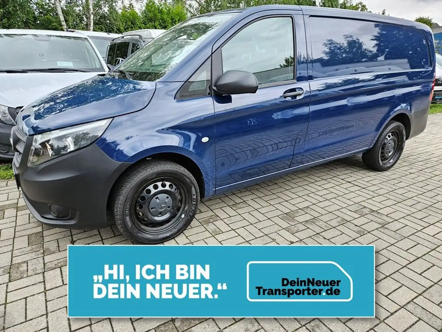 Mercedes-Benz Vito 119 CDI 4x4 LANG|2,5tAHK|AC|TÜV+BREMS+ÖLneu Blau - 1