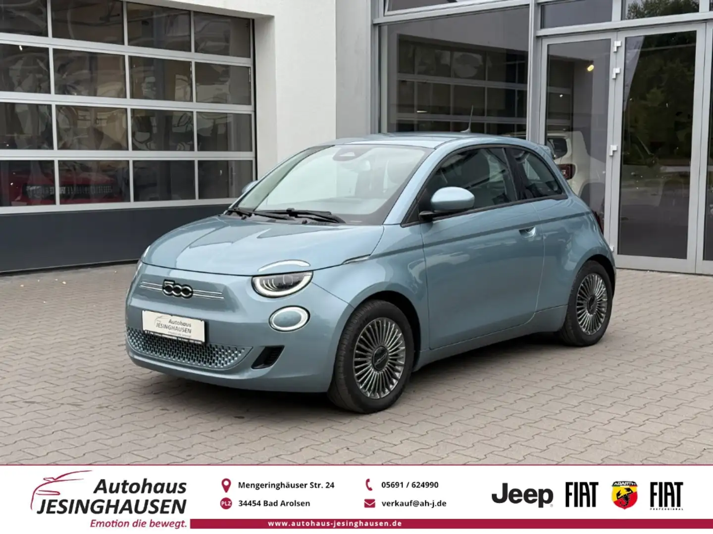 Fiat 500e ICON LED+Shz.+CarPlay+Navi Digitales Cockpit Memor Blau - 1
