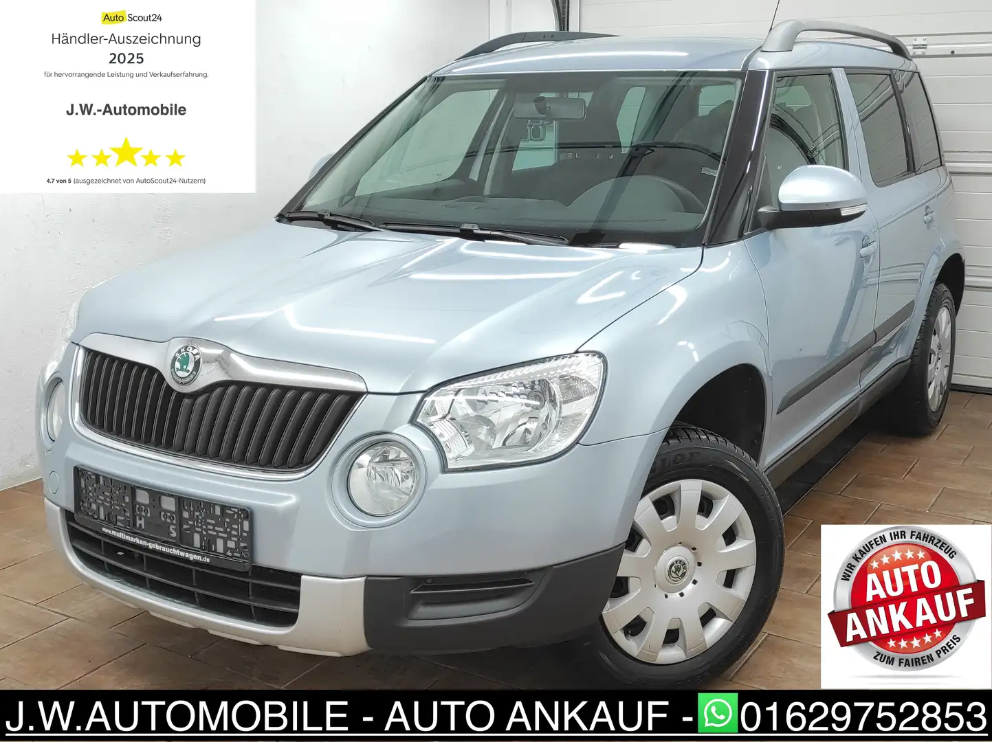 Skoda Yeti 1.2 KLIMA DSG AUTOMATIK *TÜV 5-27* SHZ AHK TEMP Silber - 2